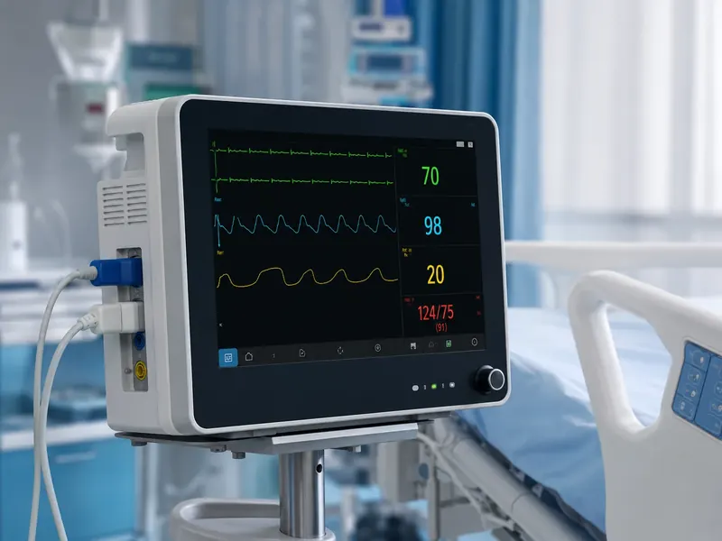 Illustrative medical equipment display application