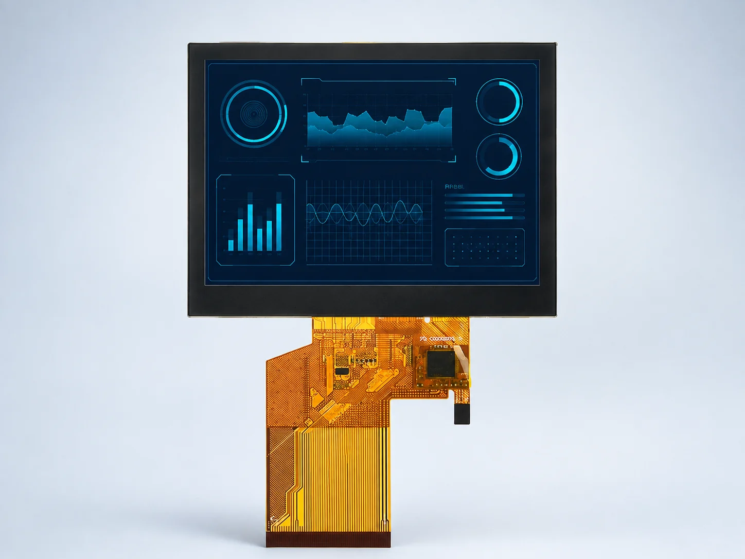 DS-T035SGV-01CP 3.5-inch 640×480 VGA IPS TFT LCD with optically bonded PCAP touch