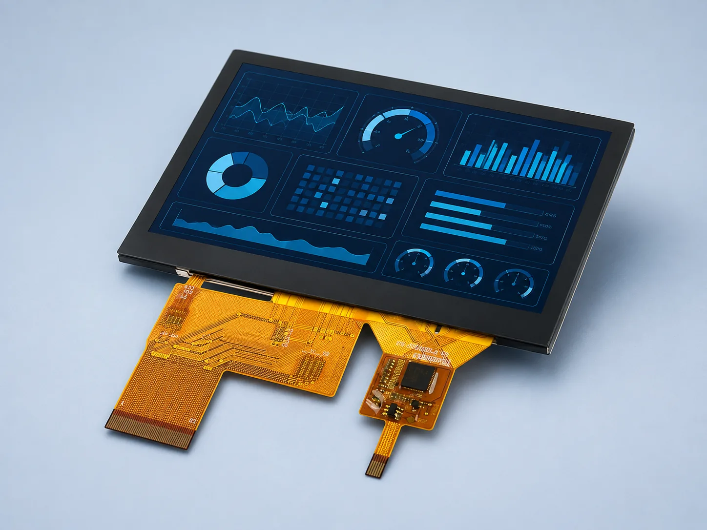 FPC and PCAP controller detail of DS-T043BPSA-02CP TFT LCD module