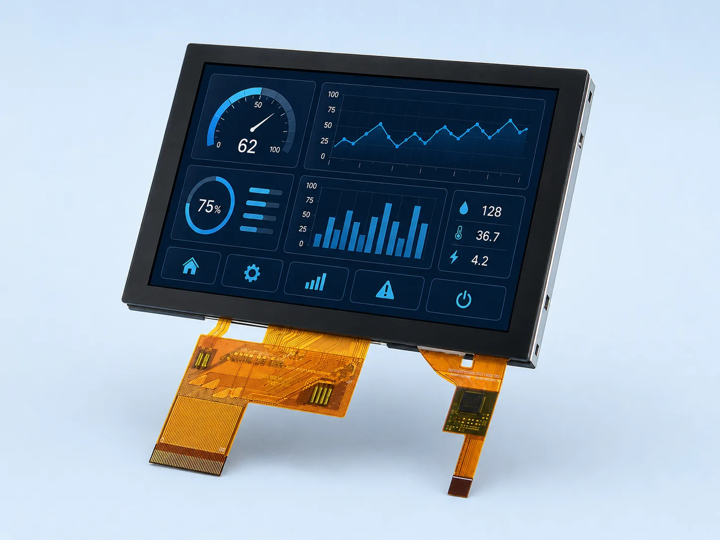 DS-T050BWSA-02CP PCAP controller and dual FPC routing detail