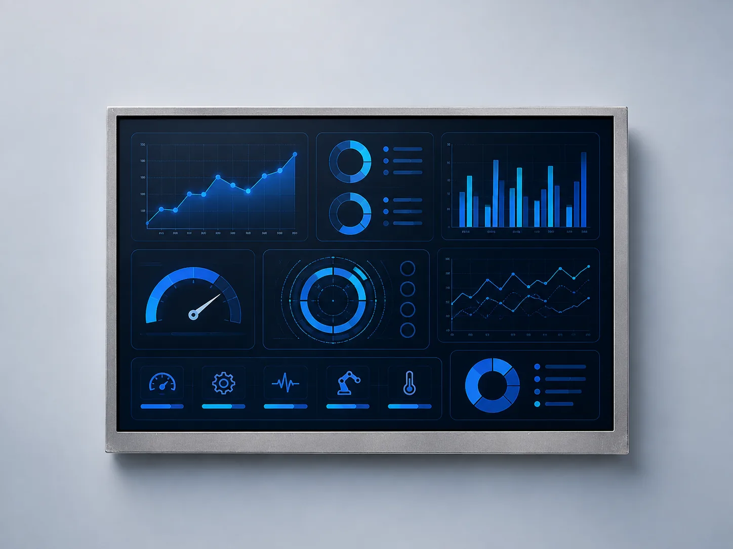 DS-T070TISA-01 7 inch 1280×800 IPS industrial TFT LCD with LVDS interface