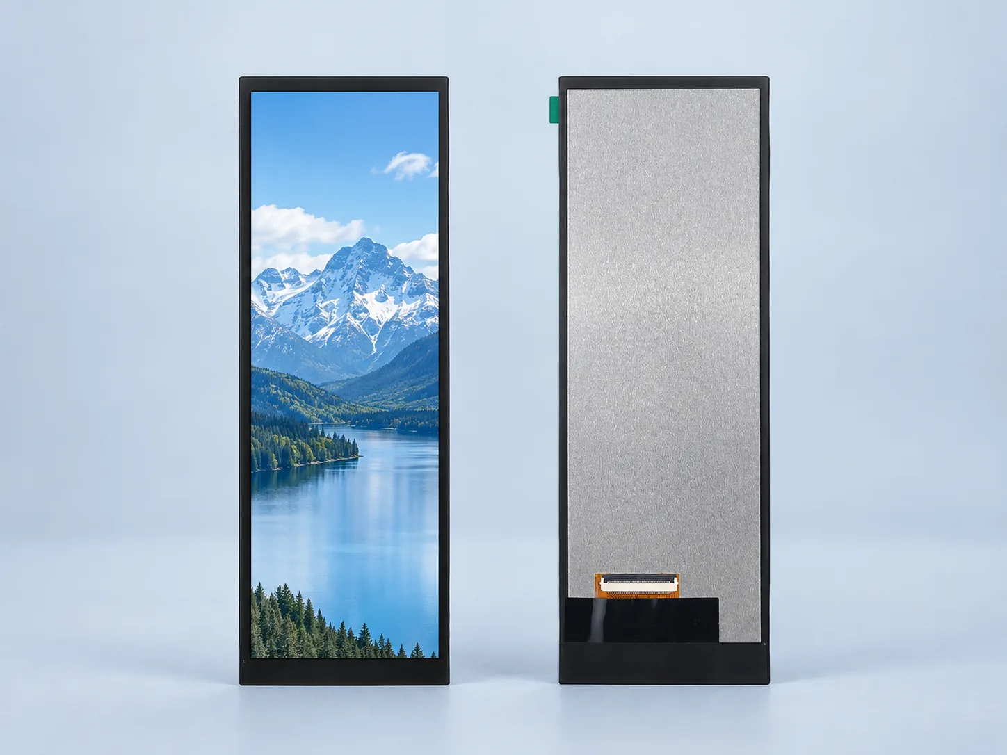 Front and rear views of DS-T078VYRA-01 7.8-inch IPS bar TFT LCD module