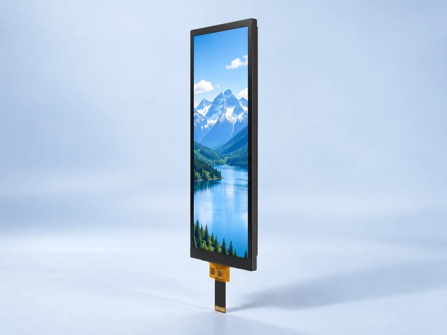 Angled view of DS-T078VYRA-01 7.8-inch IPS bar TFT LCD module