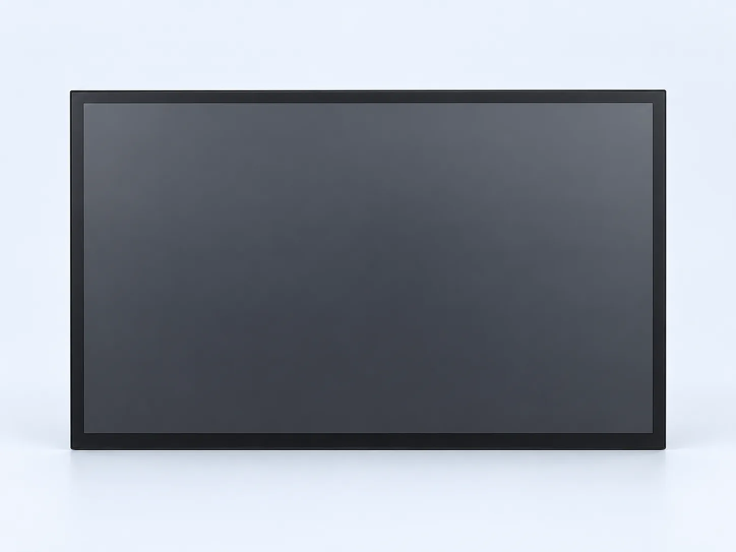 Front reference view of DS-T101BFHA-01CP 10.1-inch PCAP TFT LCD with black cover glass