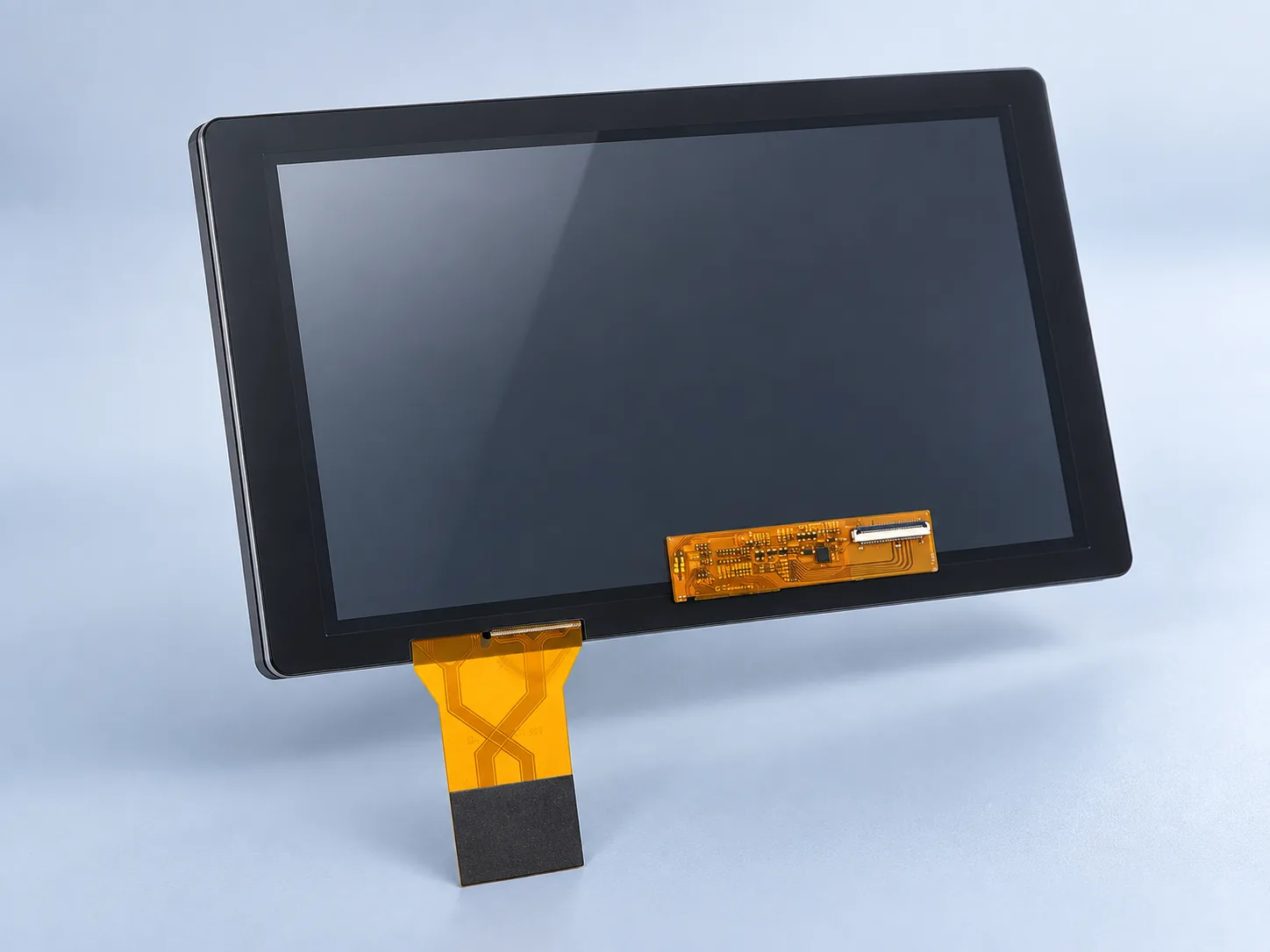 Angled reference view of DS-T101HIEWA-01CP 10.1-inch PCAP industrial TFT LCD