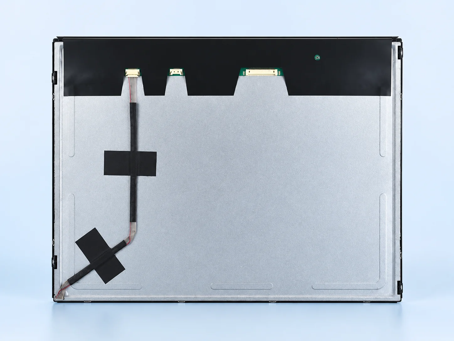Supplied rear-view illustration of DS-T150QXHA-01 showing the rear housing and cable route